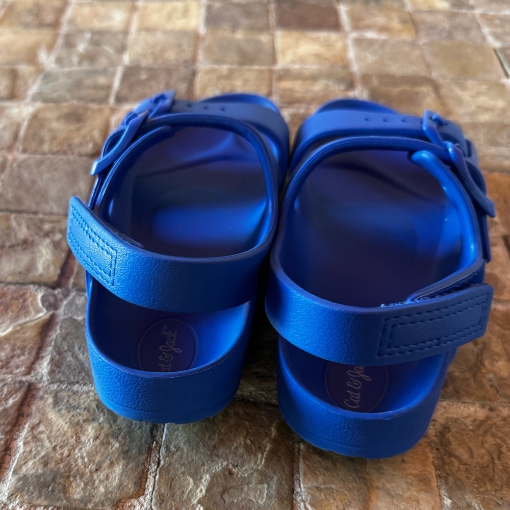Kids Blue Sandals - Picture 2 of 6